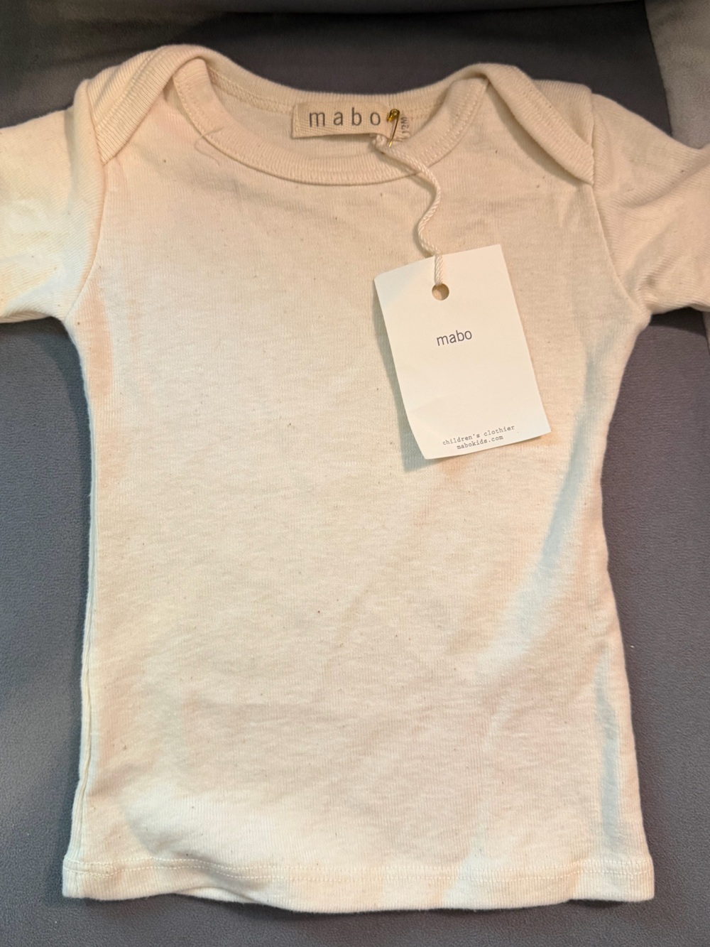 Mabo Cream Short-Sleeve Kids Tee